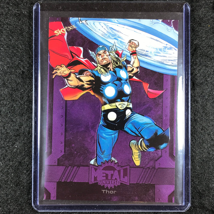2024 Marvel Metal Universe Avengers THOR Base Purple FX 113/199 #174
