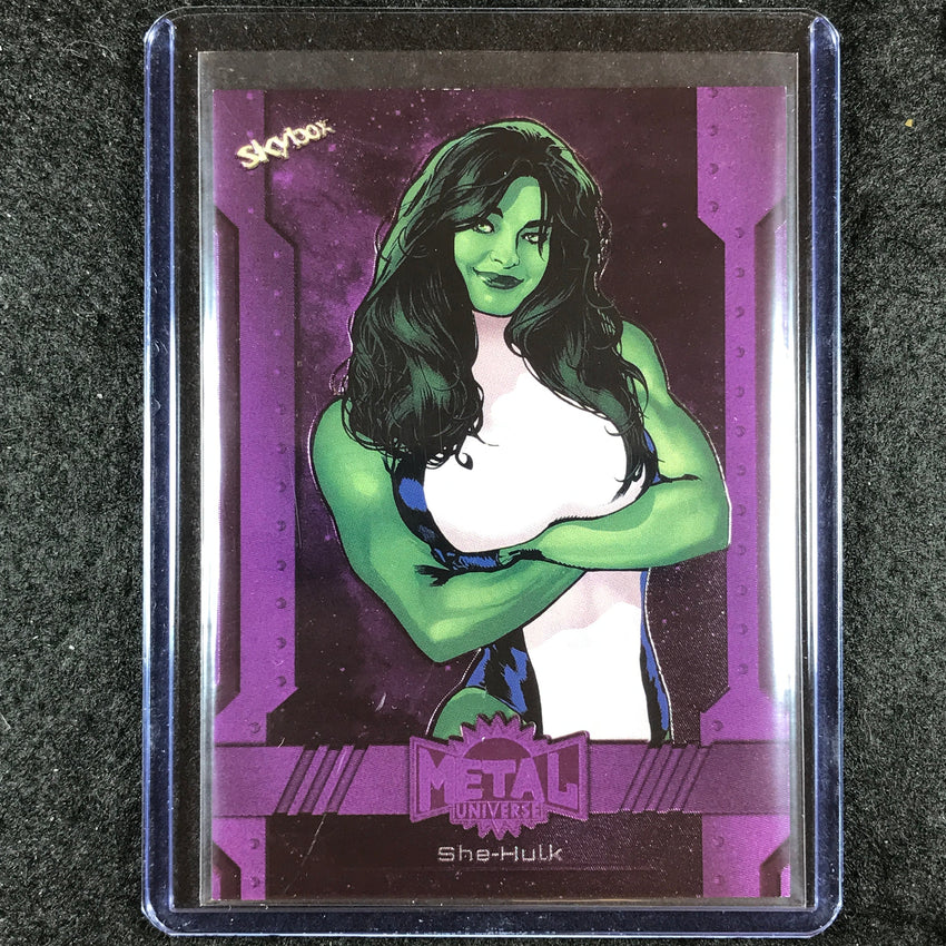 2024 Marvel Metal Universe Avengers SHE-HULK Base Purple FX 139/199 #177