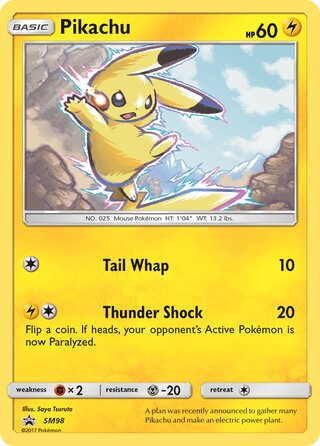 Pikachu - Sm98 - Cosmos Holo Promo