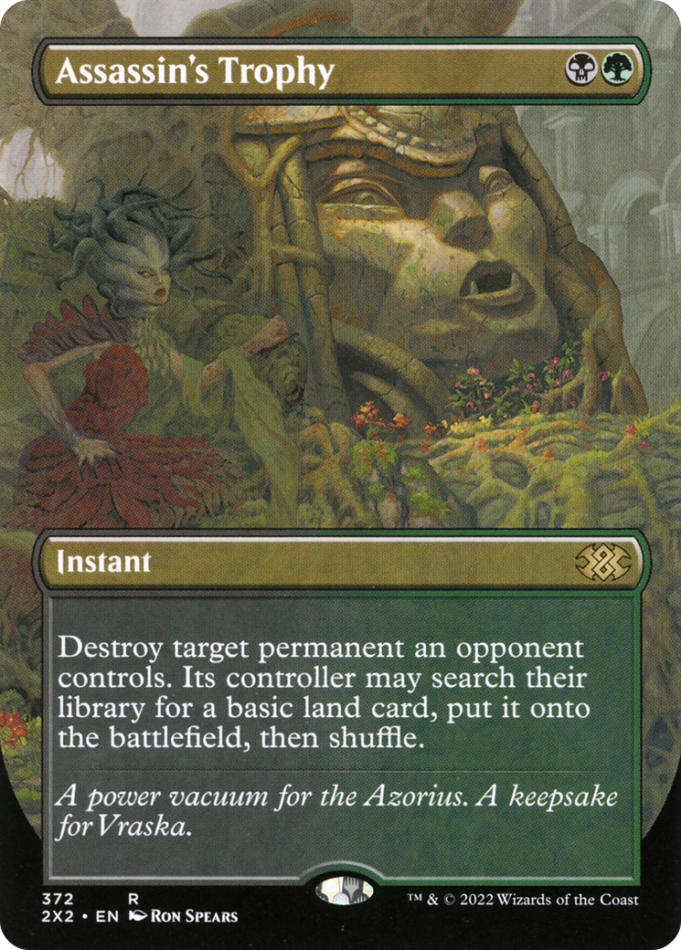 [ BL ] Assassin's Trophy (Borderless) #372 - RARE 2X2 - Double Masters 2022