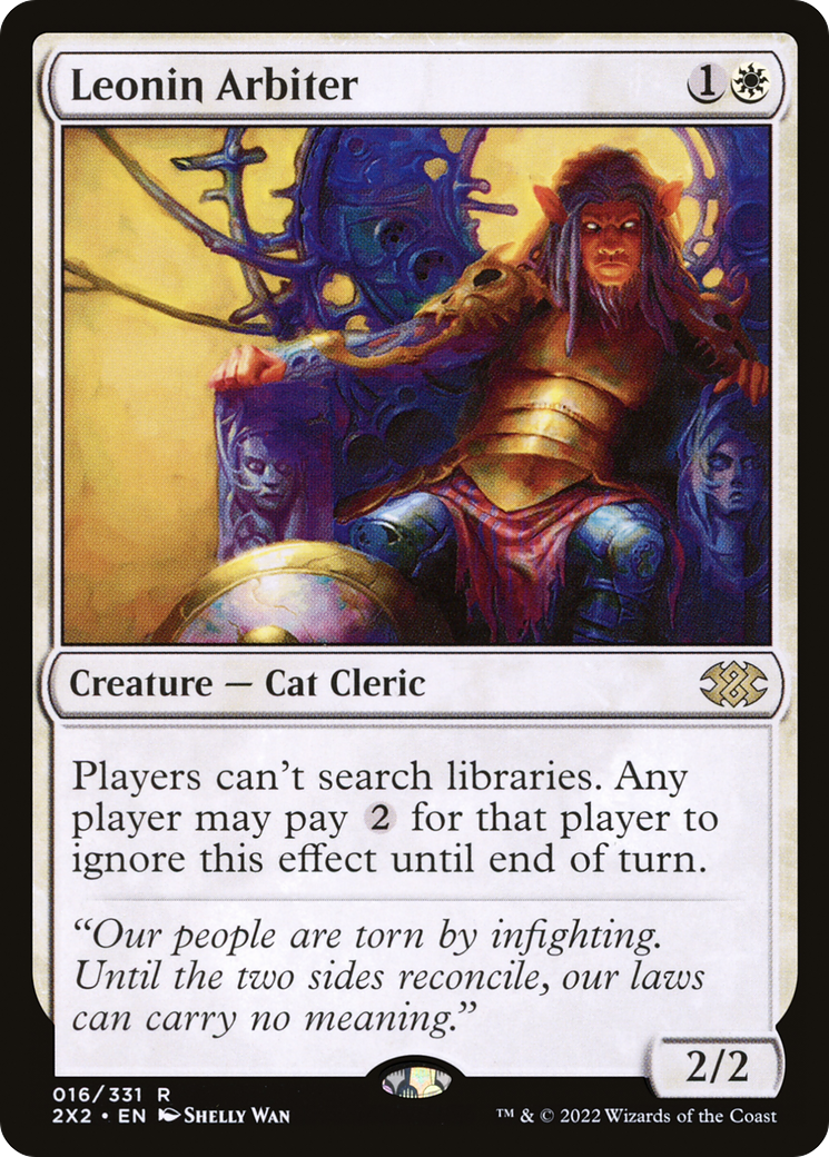 Leonin Arbiter #016 - RARE 2X2 - Double Masters 2022