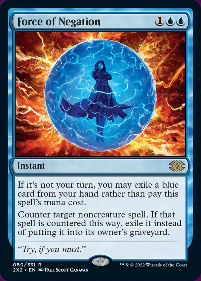 Force Of Negation 50 /331 - Rare Double Masters 2022