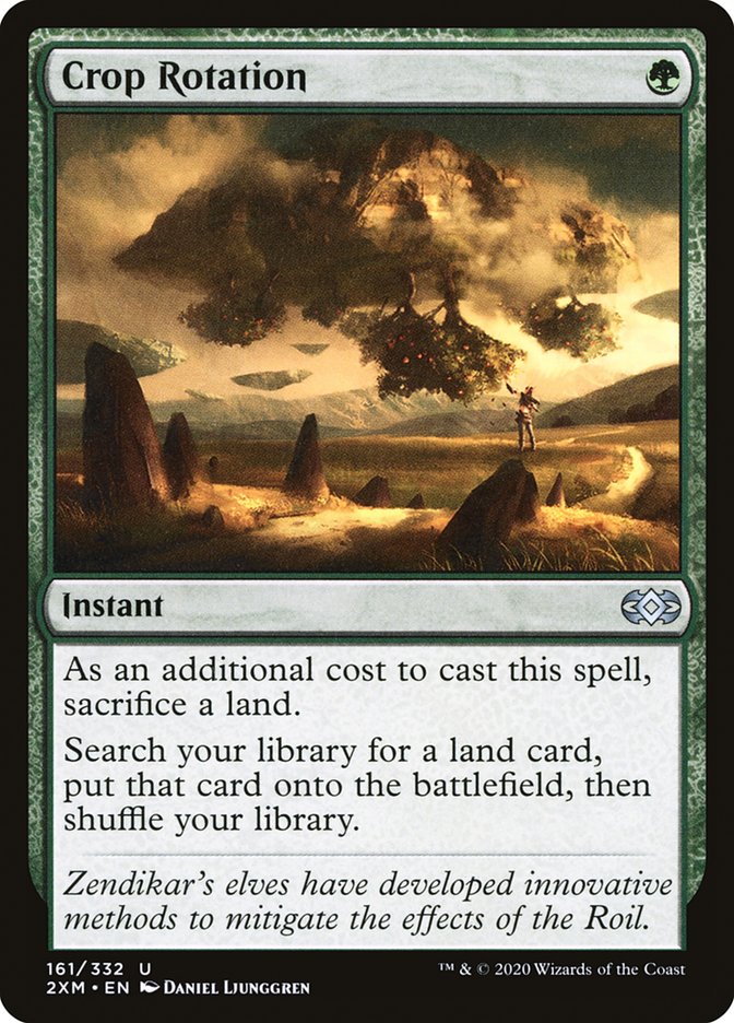 FOIL - Crop Rotation 161/332 - Double Masters - Uncommon