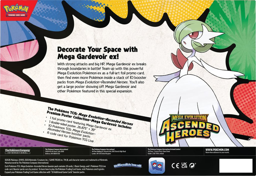 Pokemon TCG ME2.5 Ascended Heroes [Mega Gardevoir] Premium Poster Collection