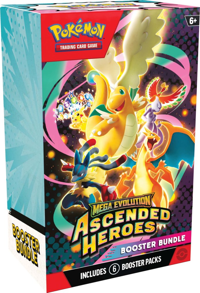 Pokemon TCG  ME2.5 Mega Evolution Ascended Heroes Booster Bundle