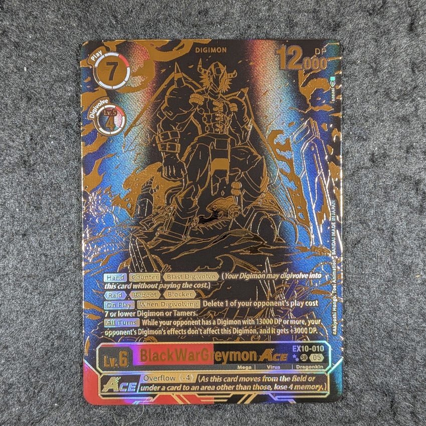 [ RP ] BlackWarGreymon ACE (EX10-010) - RP - Rare Pull EX10 Sinister Order