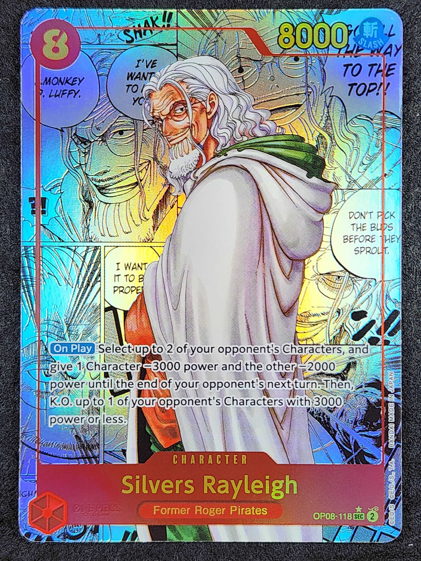 (A) [ MANGA ] Silvers Rayleigh OP08-118 - SEC Manga SSP OP-08 Two Legends