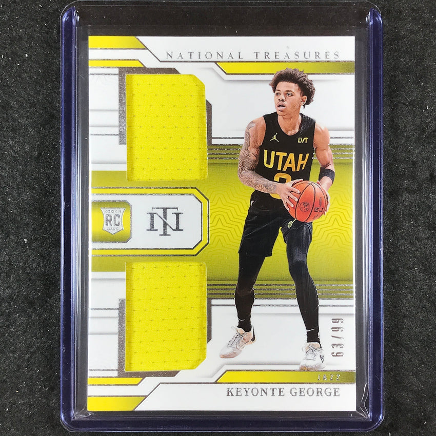 2023-24 National Treasures KEYONTE GEORGE Rookie Dual Materials Jersey 63/99