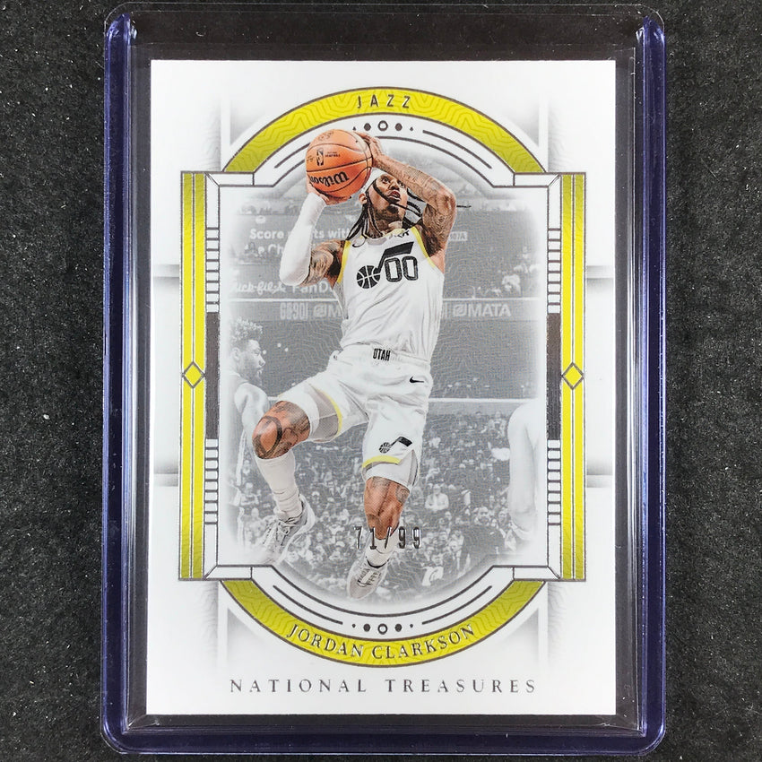 2023-24 National Treasures JORDAN CLARKSON Base 71/99 #65