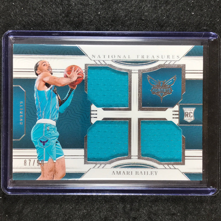 2023-24 National Treasures AMARI BAILEY Rookie Triple Materials Jersey 87/99