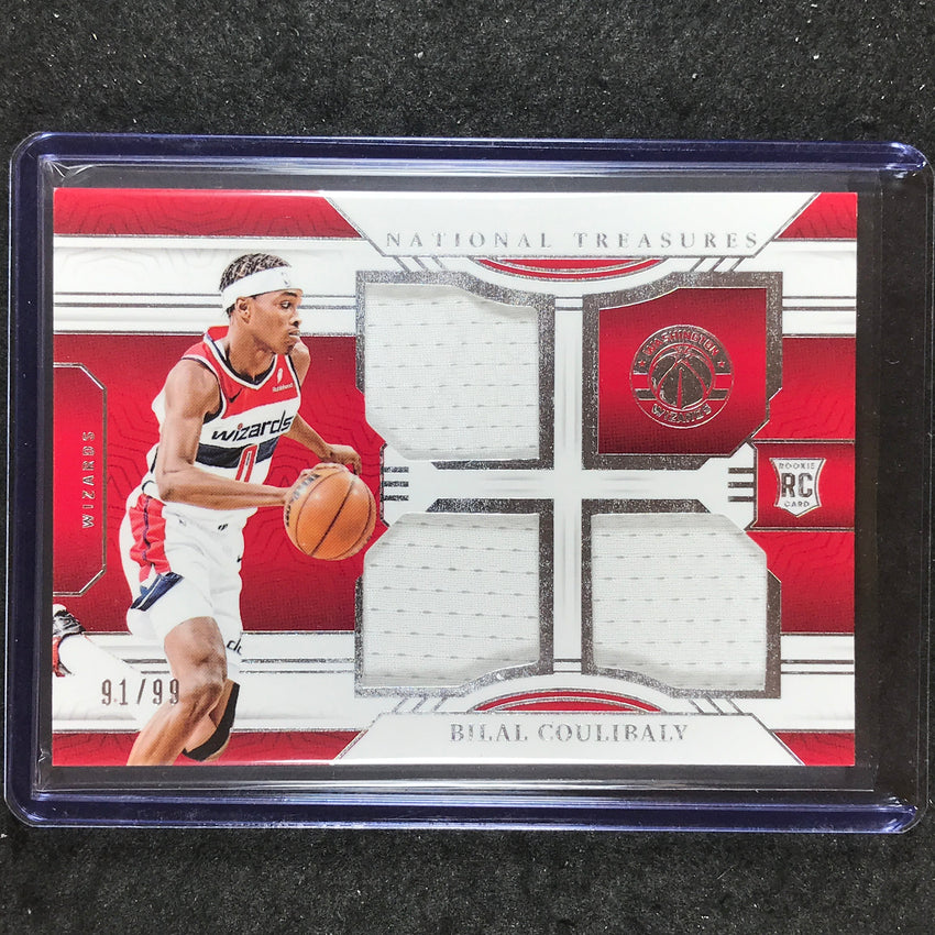 2023-24 National Treasures BILAL COULIBALY Rookie Triple Materials Jersey 91/99