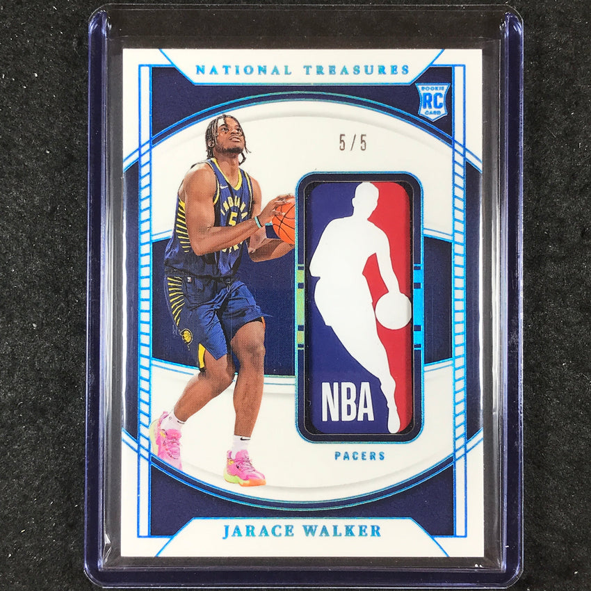 2023-24 National Treasures JARACE WALKER Rookie Logoman 5/5