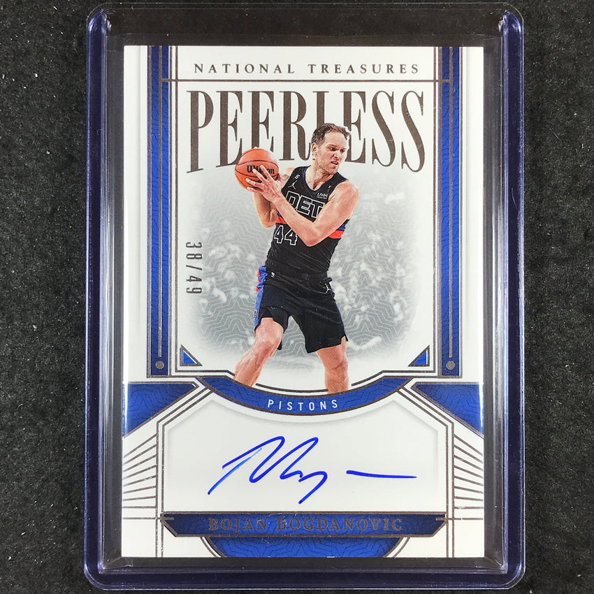 2023-24 National Treasures BOJAN BOGDANOVIC Peerless Signatures Auto 38/49