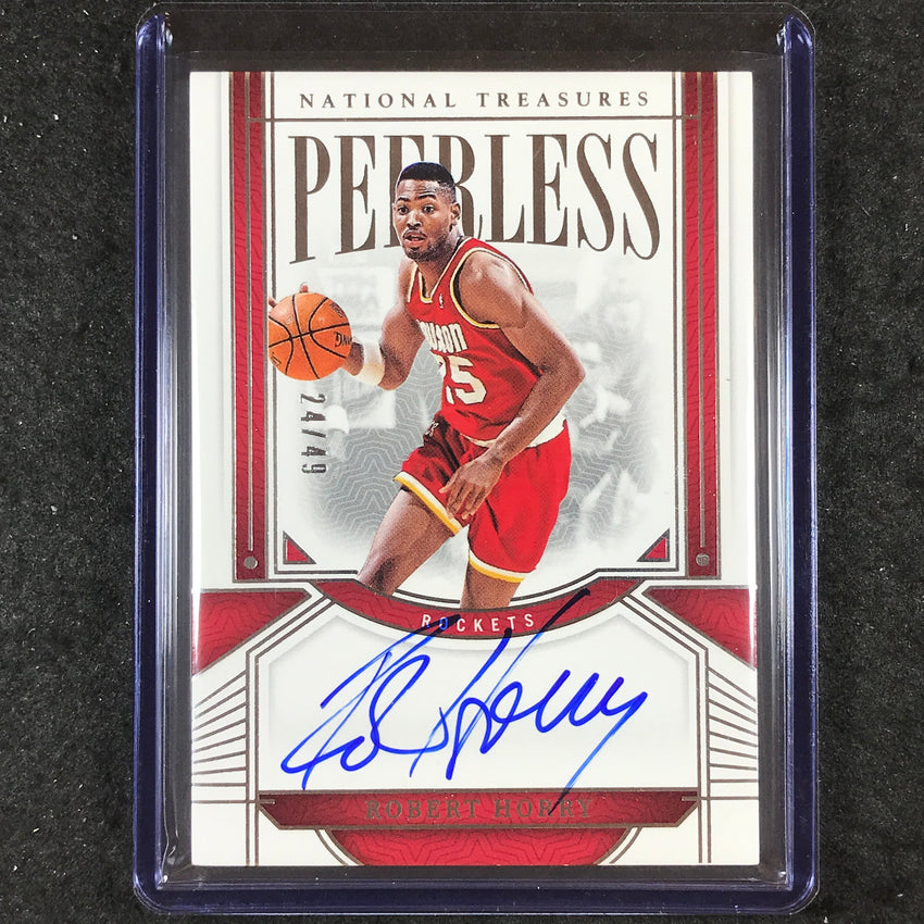 2023-24 National Treasures ROBERT HORRY Peerless Signatures Auto 24/49