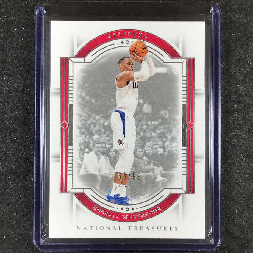 2023-24 National Treasures RUSSELL WESTBROOK Base 63/99 #66