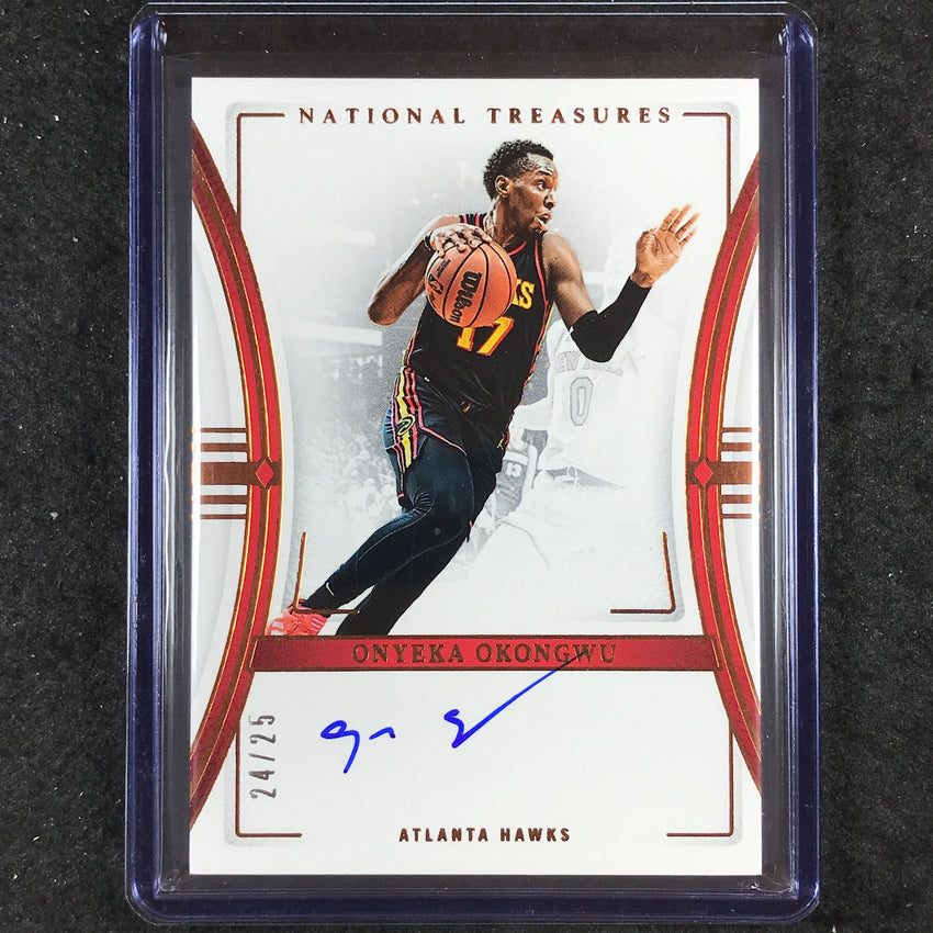 2023-24 National Treasures ONYEKA OKONGWU Signatures Auto Bronze 24/25