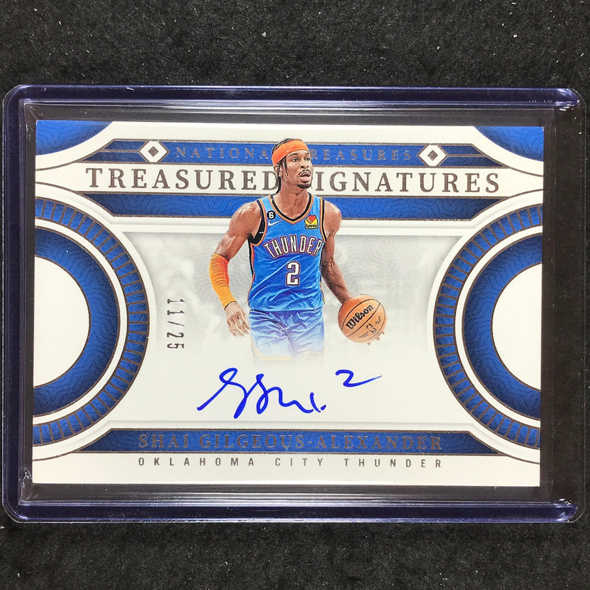 2023-24 National Treasures SHAI GILGEOUS-ALEXANDER Treasured Signatures 11/25