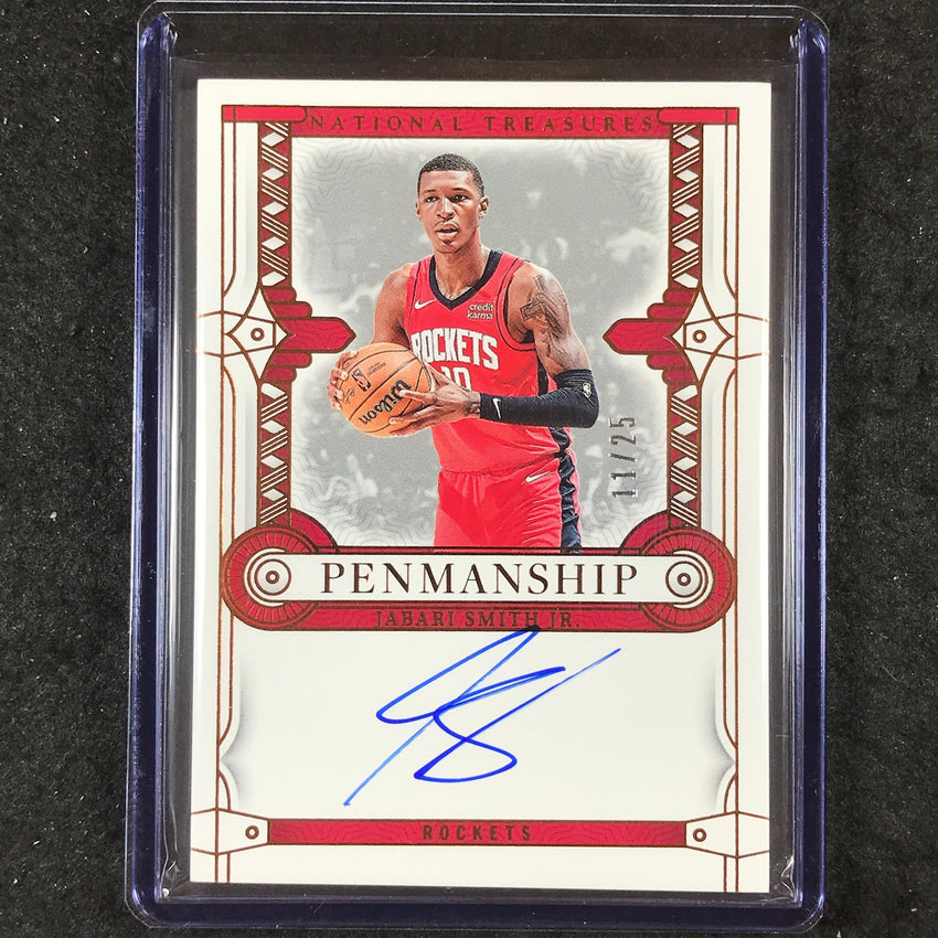 2023-24 National Treasures JABARI SMITH JR. Penmanship Auto Bronze 11/25