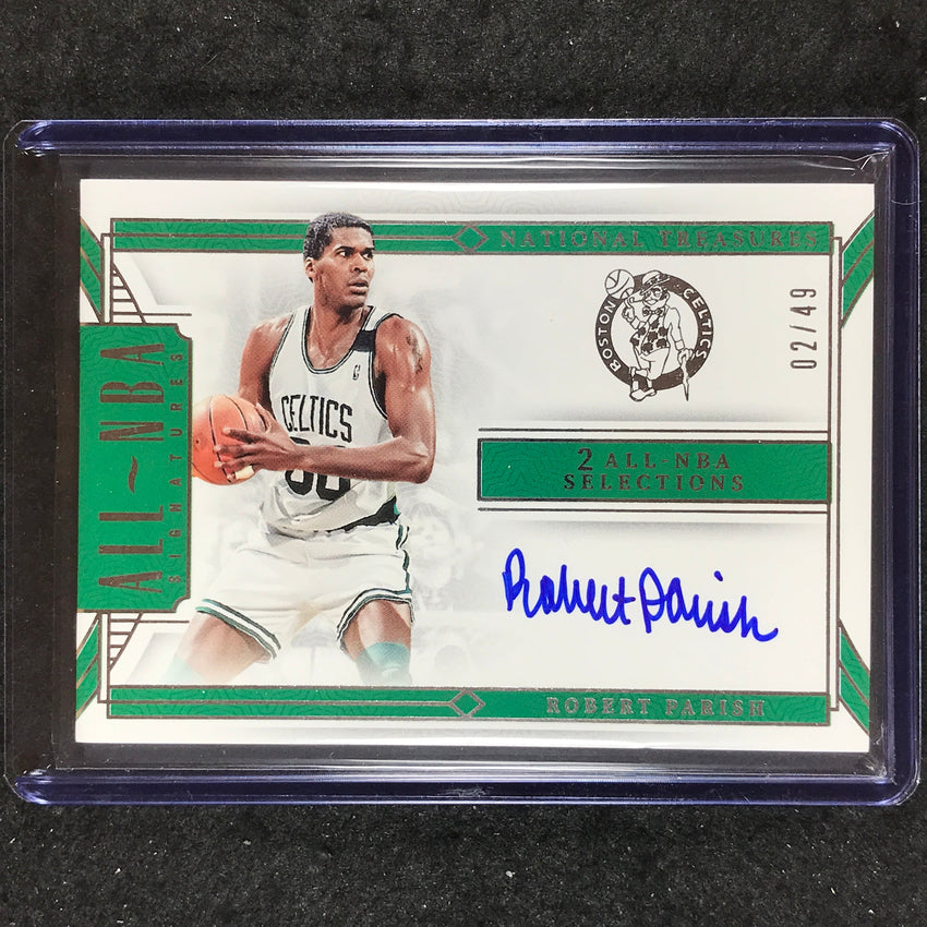 2023-24 National Treasures ROBERT PARISH All-NBA Signatures Auto 2/49