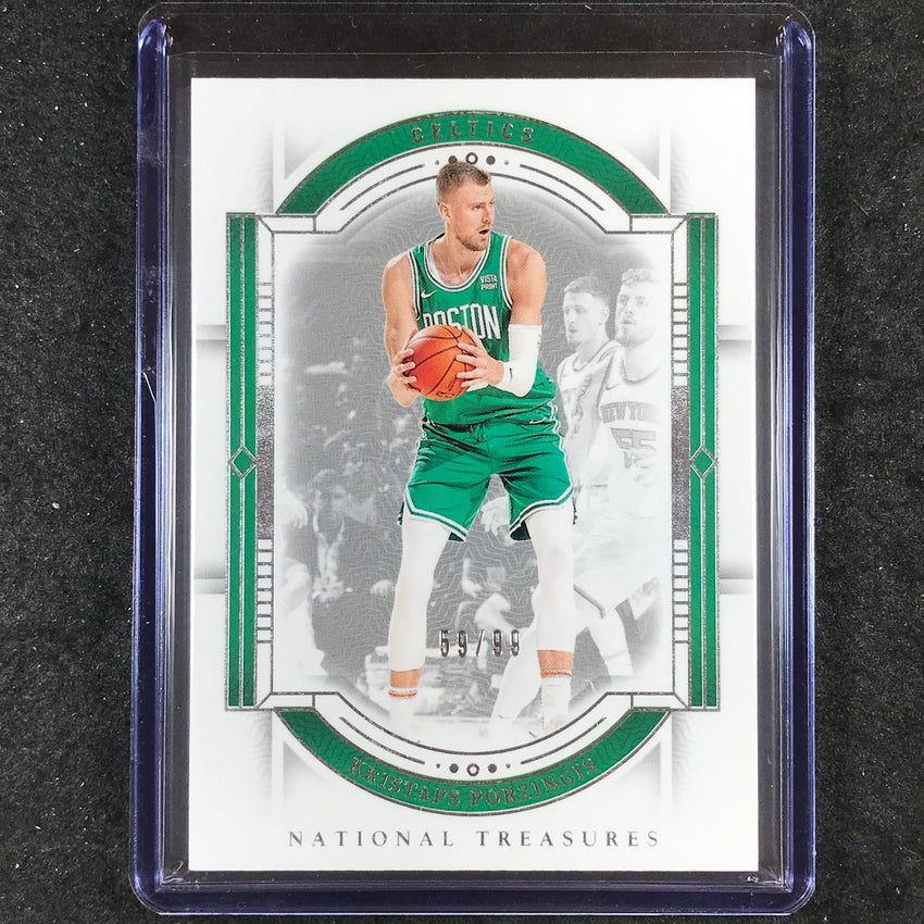 2023-24 National Treasures KRISTAPS PORZINGIS Base 59/99 #73