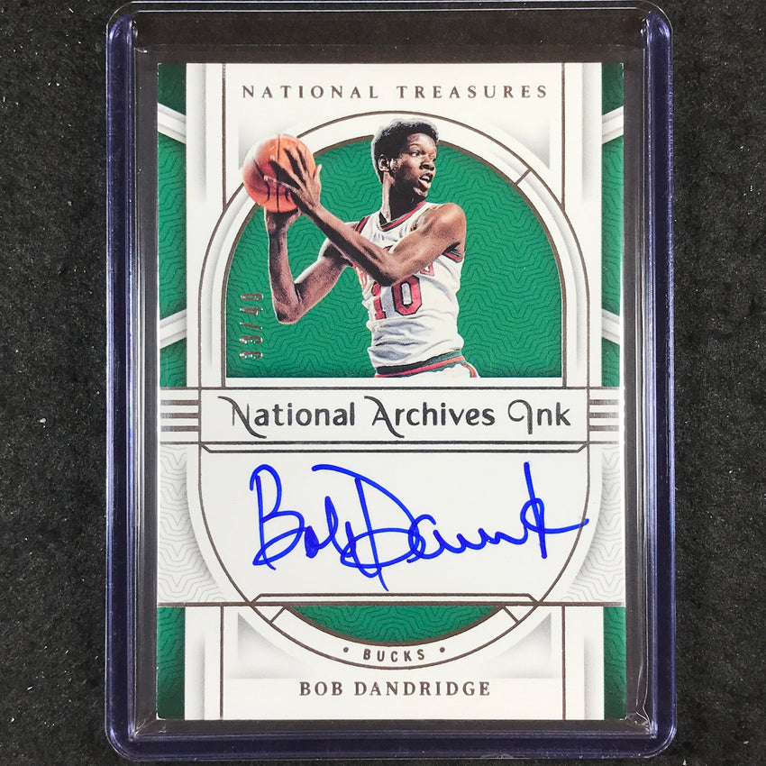 2023-24 National Treasures BOB DANDRIDGE National Archives Ink Auto 33/49