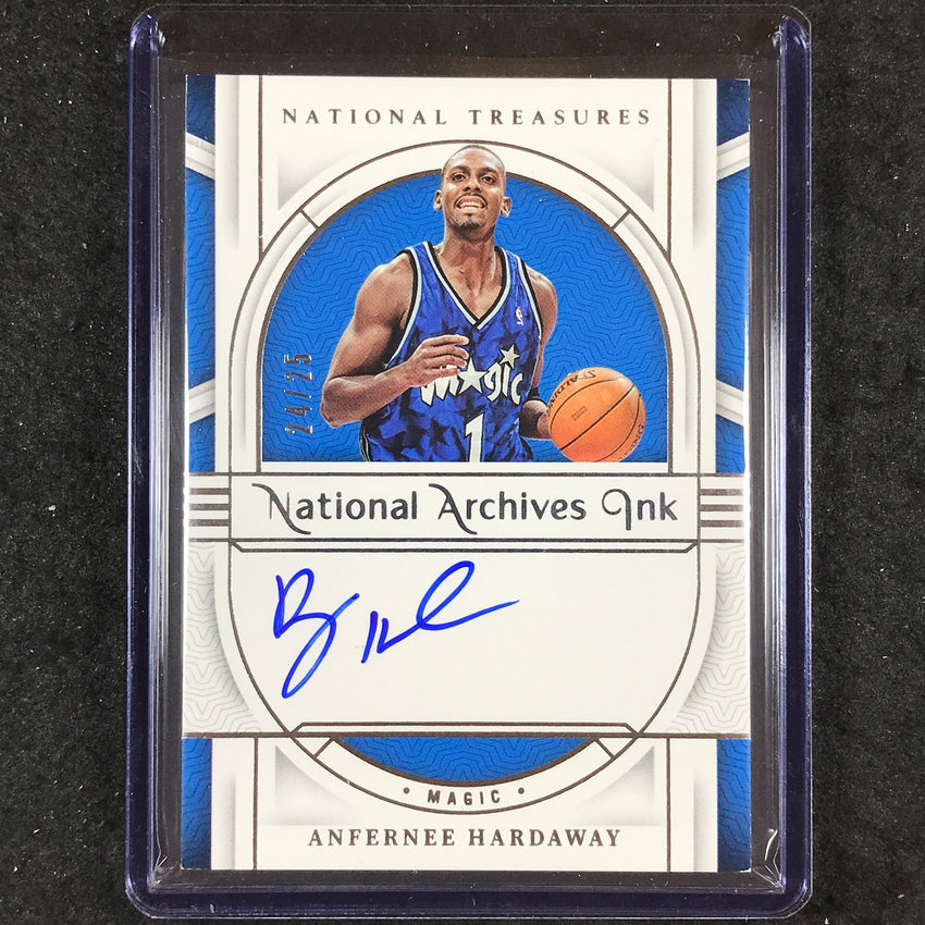 2023-24 National Treasures ANFERNEE HARDAWAY National Archives Ink Auto 24/25