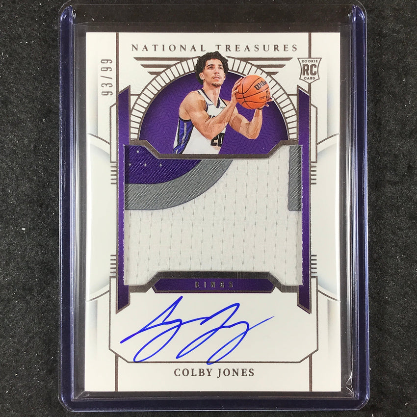 2023-24 National Treasures COLBY JONES Rookie Patch Auto 93/99