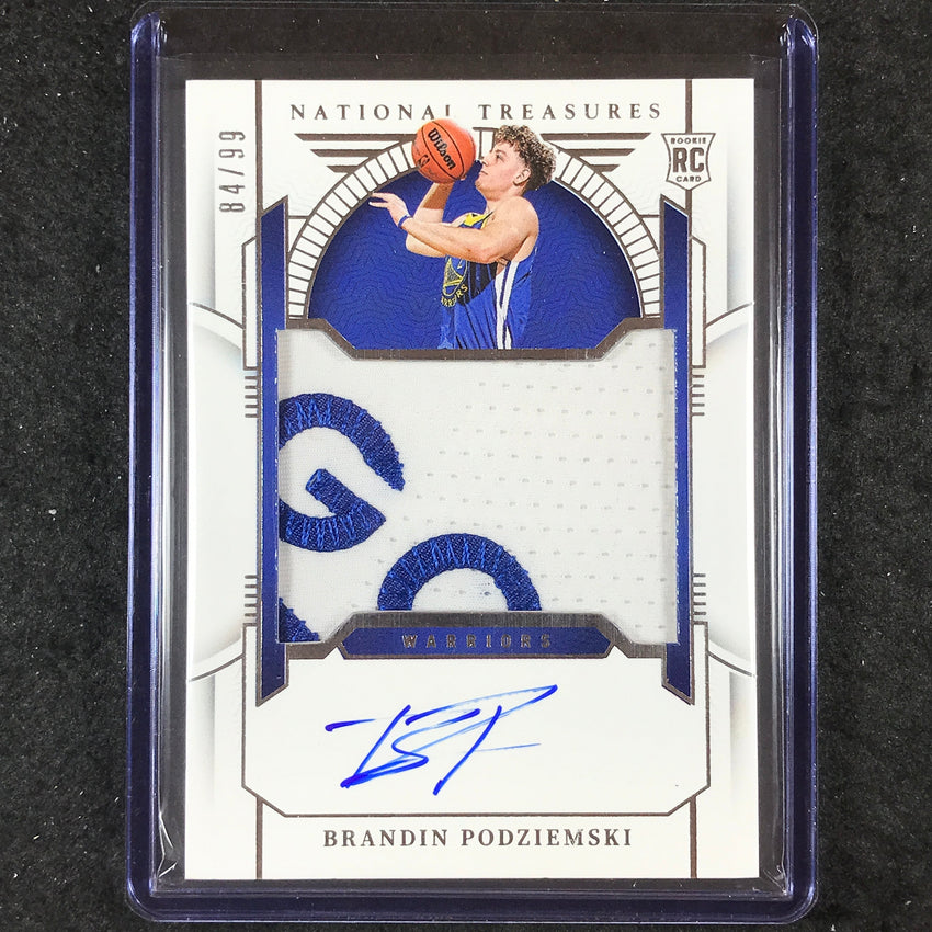 2023-24 National Treasures BRANDIN PODZIEMSKI Rookie Patch Auto 84/99