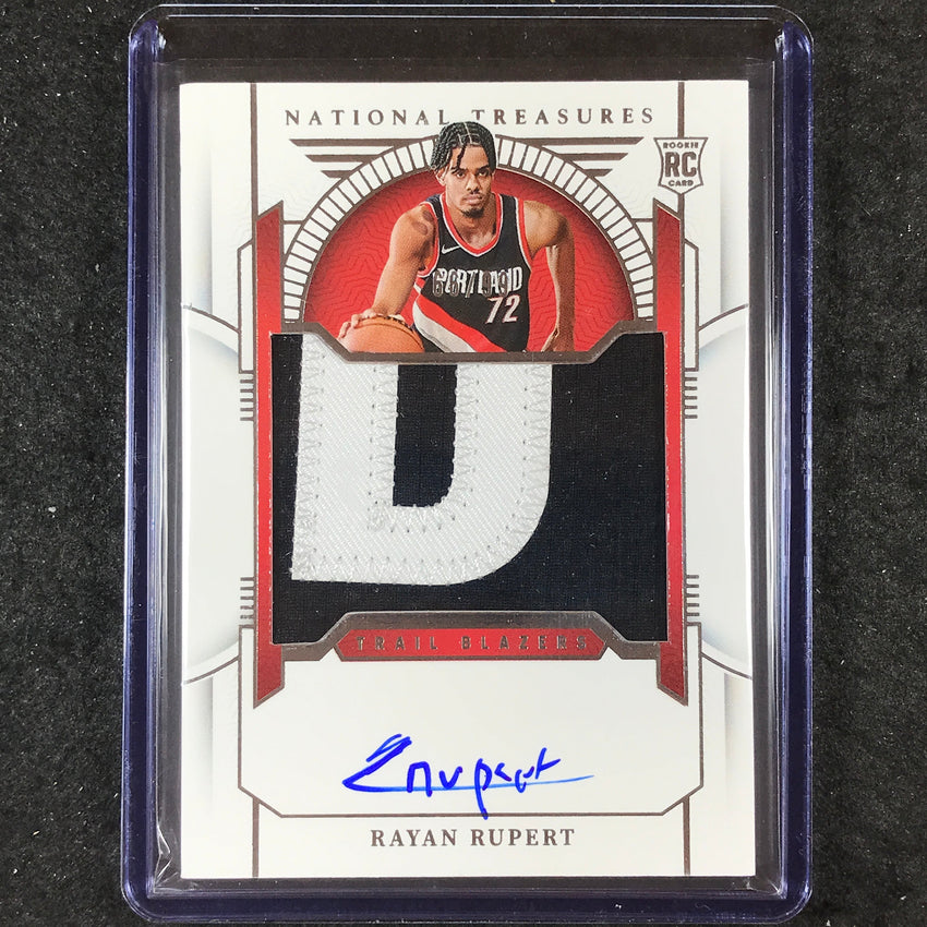 2023-24 National Treasures RAYAN RUPERT Rookie Patch Auto 66/99