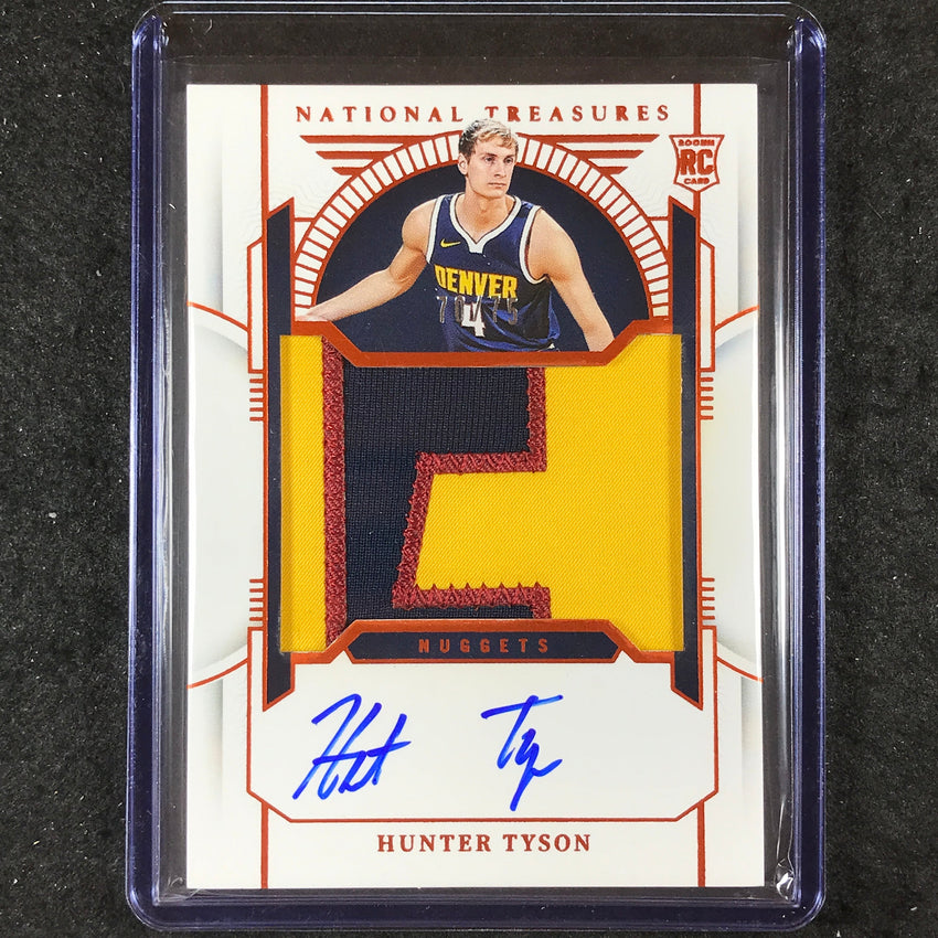 2023-24 National Treasures HUNTER TYSON Rookie Patch Auto Orange 70/75