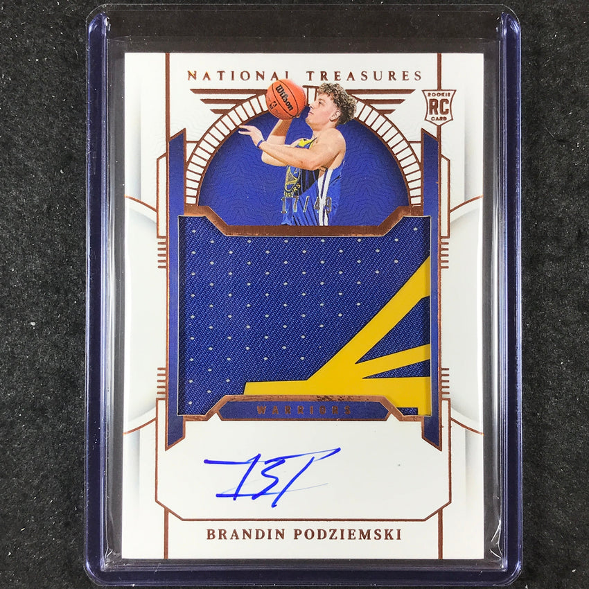 2023-24 National Treasures BRANDIN PODZIEMSKI Rookie Patch Auto Bronze 17/49