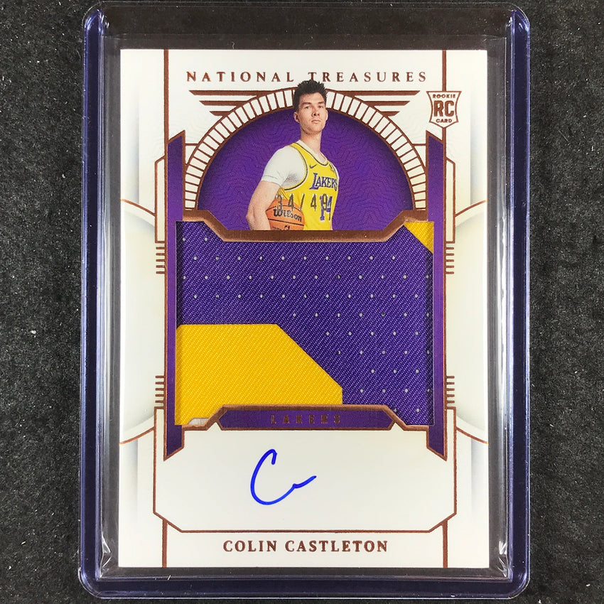 2023-24 National Treasures COLIN CASTLETON Rookie Patch Auto Bronze 34/49