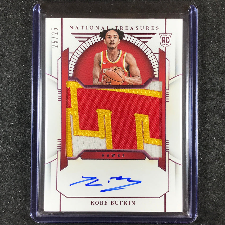 2023-24 National Treasures KOBE BUFKIN Rookie Patch Auto Pink 25/25