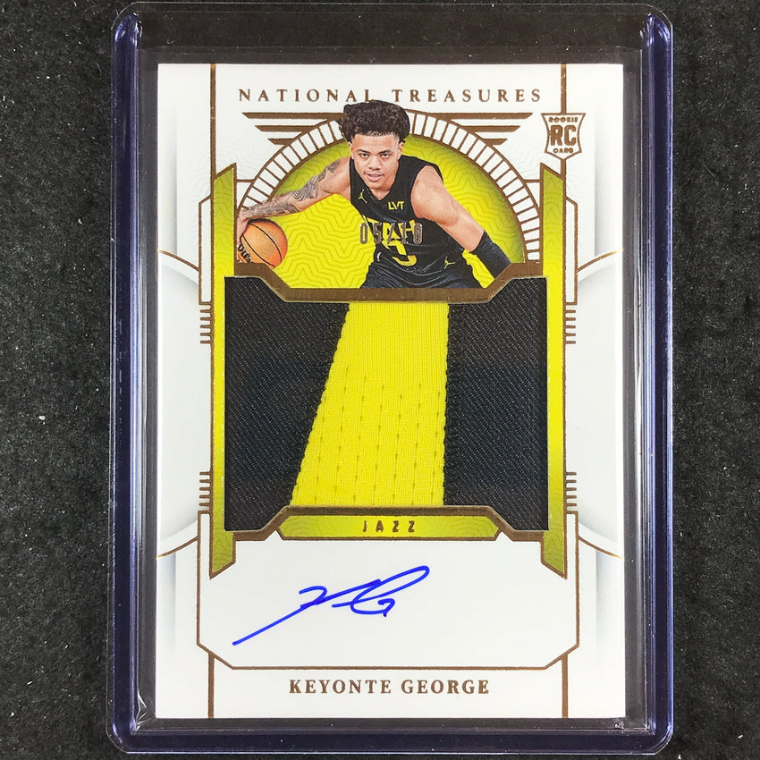 2023-24 National Treasures KEYONTE GEORGE Rookie Patch Auto Gold 5/10