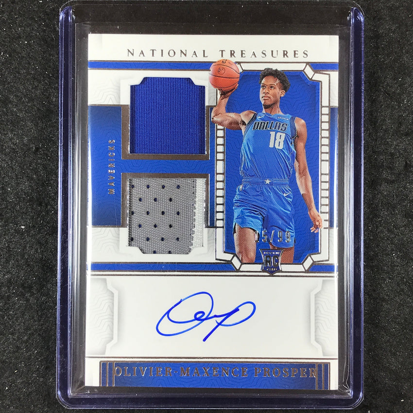 2023-24 National Treasures OLIVIER-MAXENCE PROSPER Rookie Dual Patch Auto 15/99