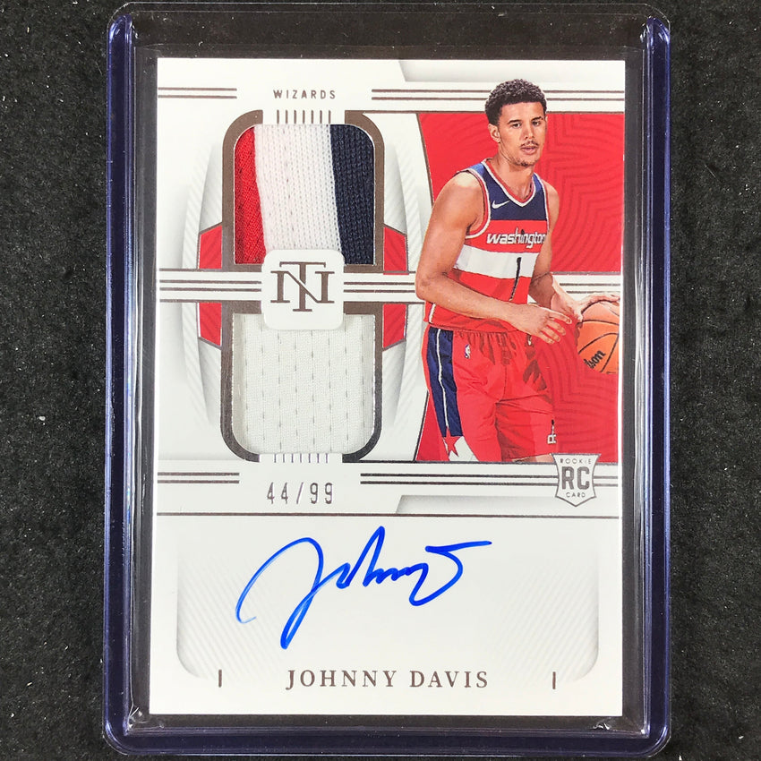 2023-24 National Treasures JOHNNY DAVIS 22-23 Update Rookie Patch Auto 44/99