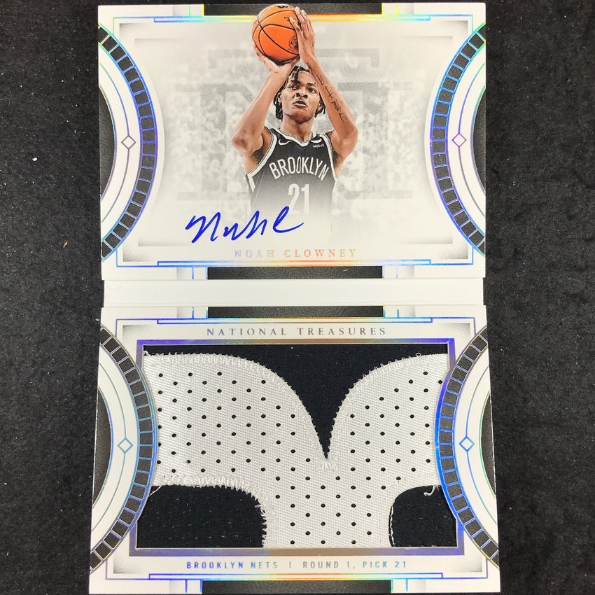 2023-24 National Treasures NOAH CLOWNEY Rookie Jersey Number Auto Booklet 15/25