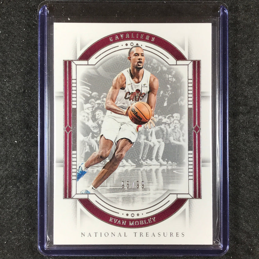 2023-24 National Treasures EVAN MOBLEY Base 98/99 #1