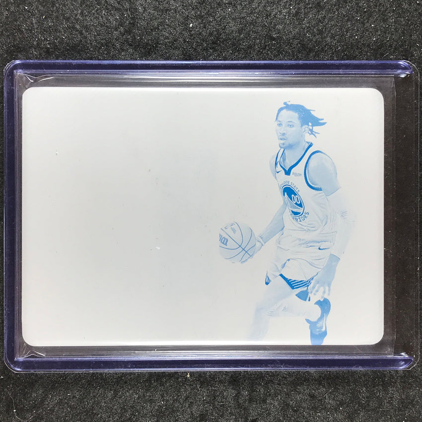 2023-24 National Treasures JONATHAN KUMINGA Noir Printing Plate Cyan 1/1 #19