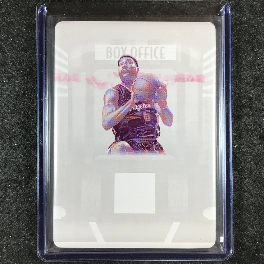2023-24 National Treasures BARON DAVIS Noir Printing Plate Magenta 1/1 #27