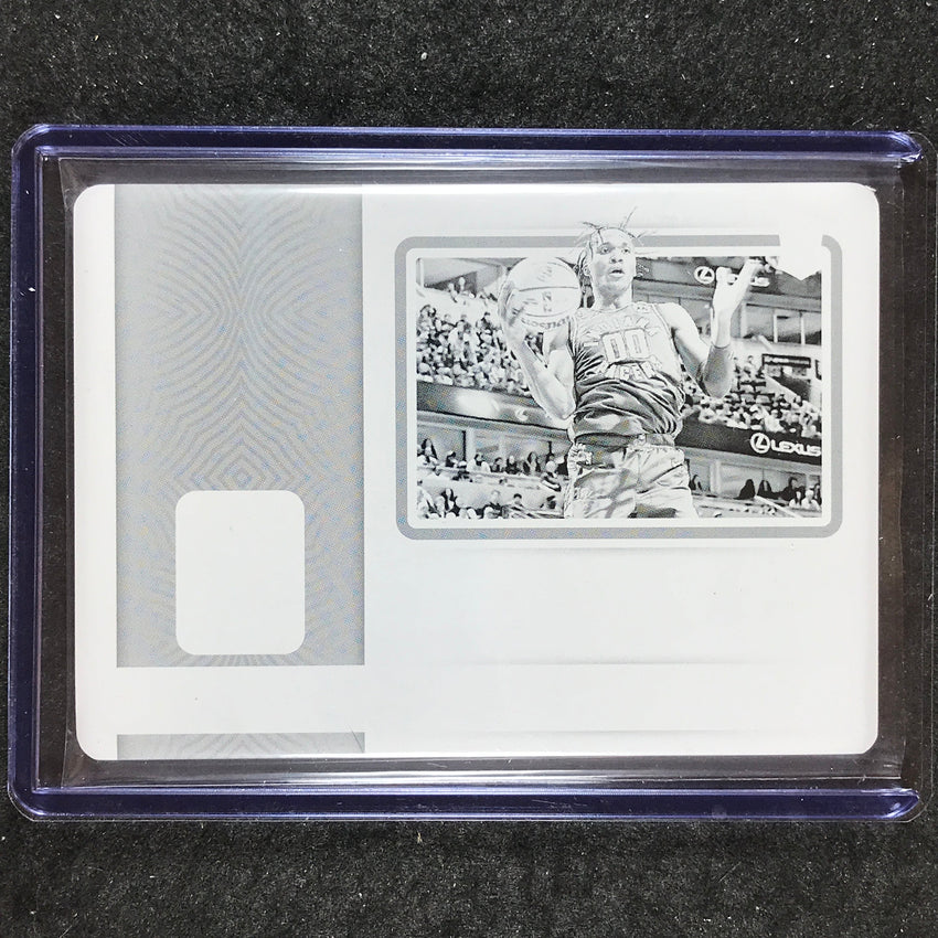 2023-24 National Treasures BENNEDICT MATHURIN NT Printing Plate Black 1/1 #42