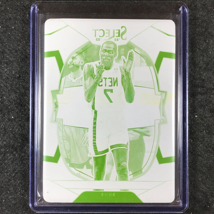 2023-24 National Treasures KEVIN DURANT Select Printing Plate Yellow 1/1 #37