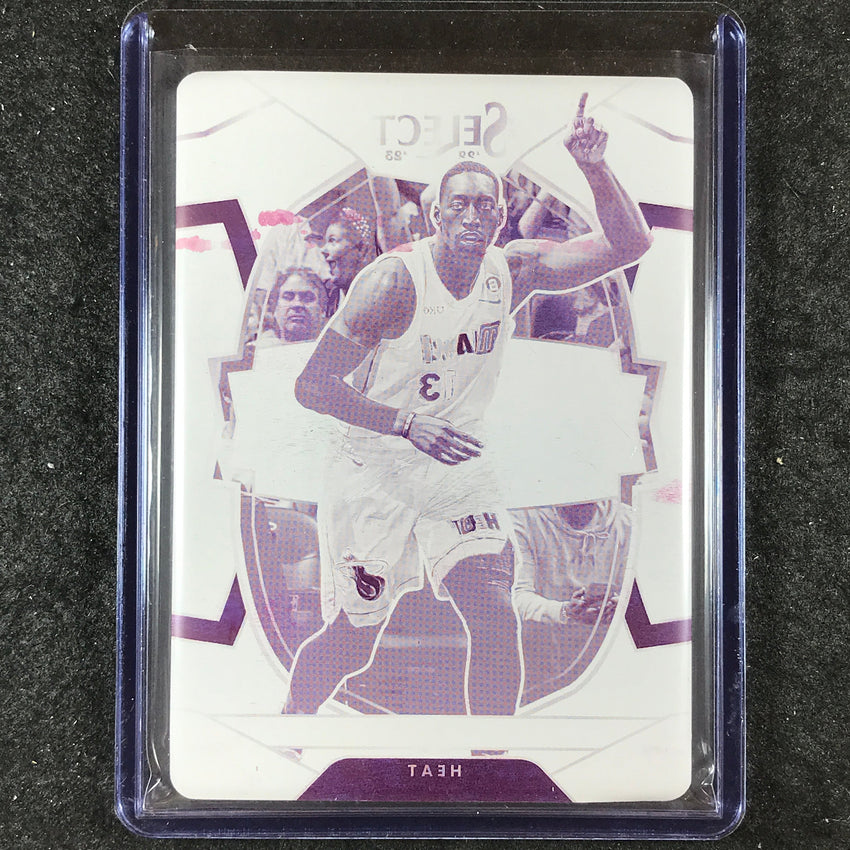 2023-24 National Treasures BAM ADEBAYO Select Printing Plate Magenta 1/1 #57