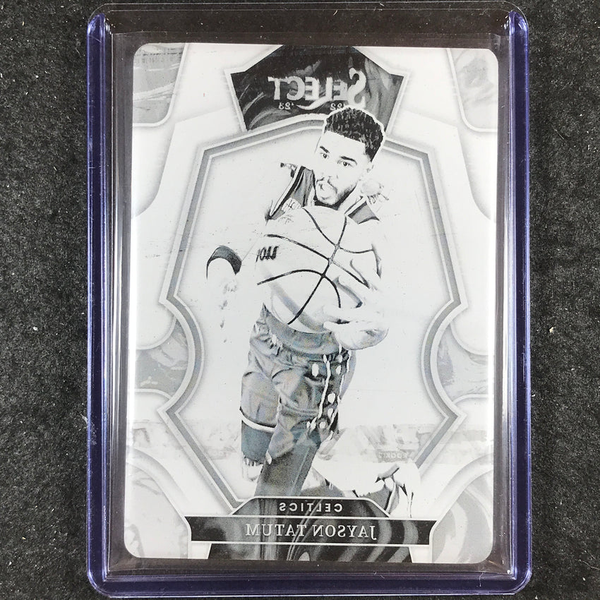2023-24 National Treasures JAYSON TATUM Select Printing Plate Black 1/1 #155