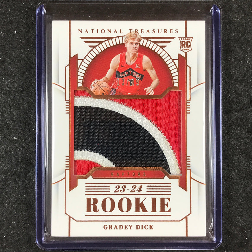 2023-24 National Treasures GRADEY DICK Base Rookie Patch Relic Bronze 13/49
