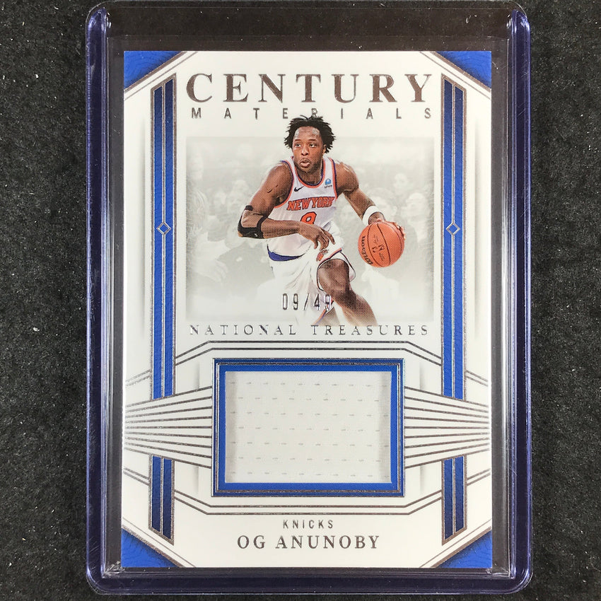 2023-24 National Treasures OG ANUNOBY Century Materials Jersey Relic 9/49
