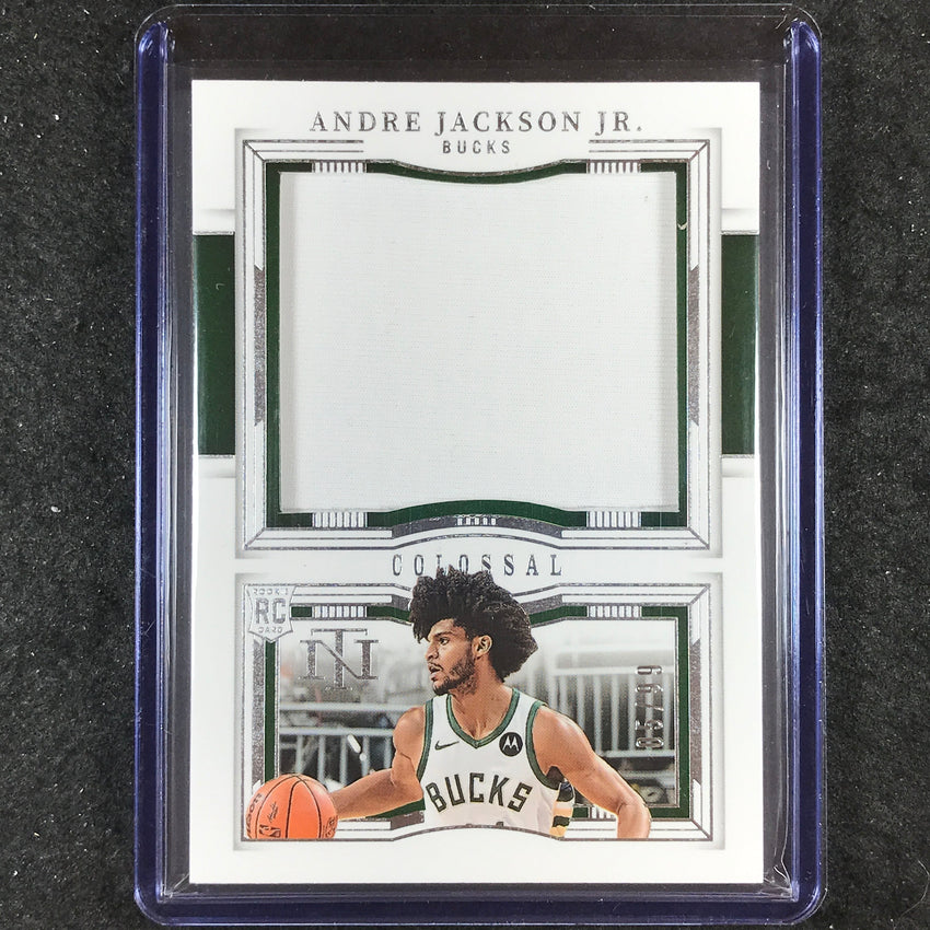2023-24 National Treasures ANDRE JACKSON JR. Colossal Rookie Materials 5/99