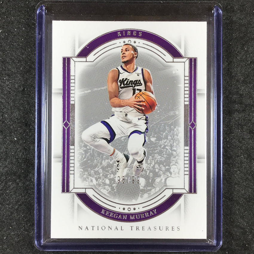 2023-24 National Treasures KEEGAN MURRAY Base 96/99 #21