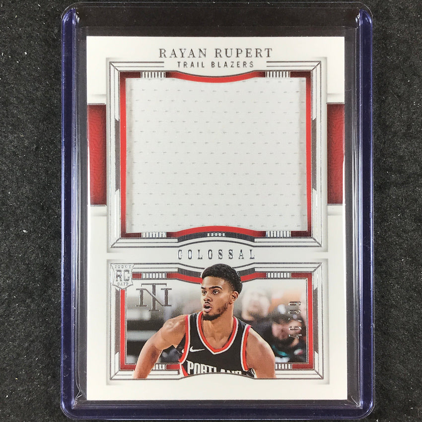 2023-24 National Treasures RAYAN RUPERT Colossal Rookie Materials Jersey 46/99