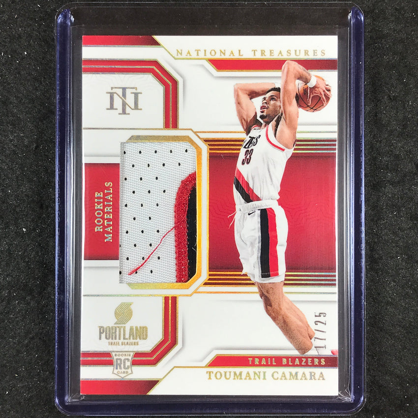2023-24 National Treasures TOUMANI CAMARA Rookie Materials Patch Prime 17/25